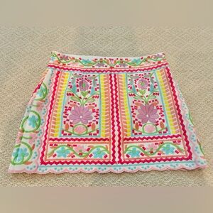 J.Marie Floral Embroidered Mini Skirt